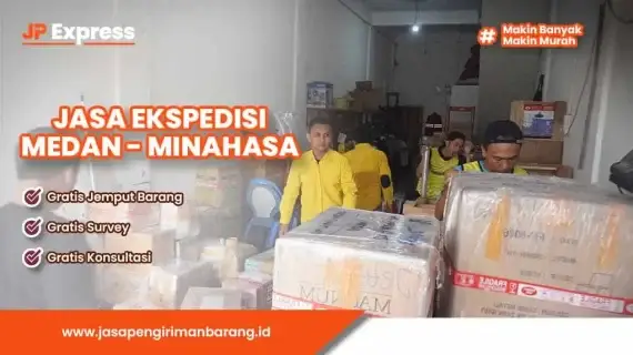 Jasa Ekspedisi Medan ke Minahasa, Pelayanan Oke!