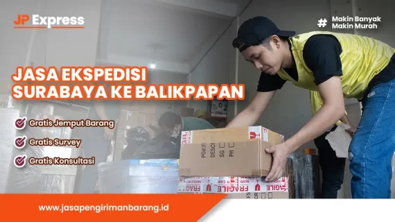 Jasa Ekspedisi Surabaya ke Balikpapan