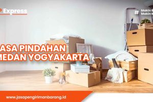 Jasa Pindahan Medan ke Yogyakarta