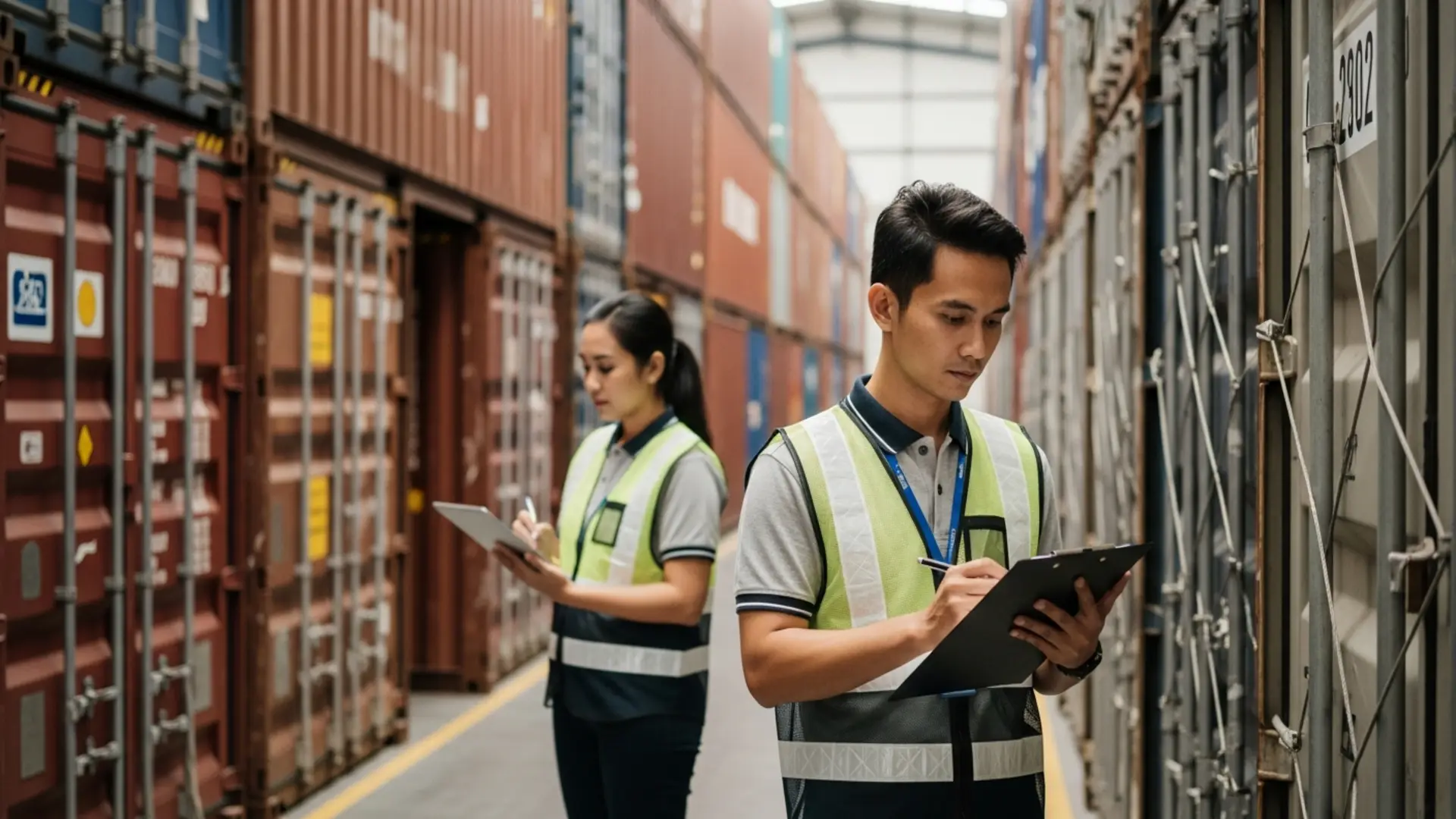 pengelolaan kontainer untuk logistik