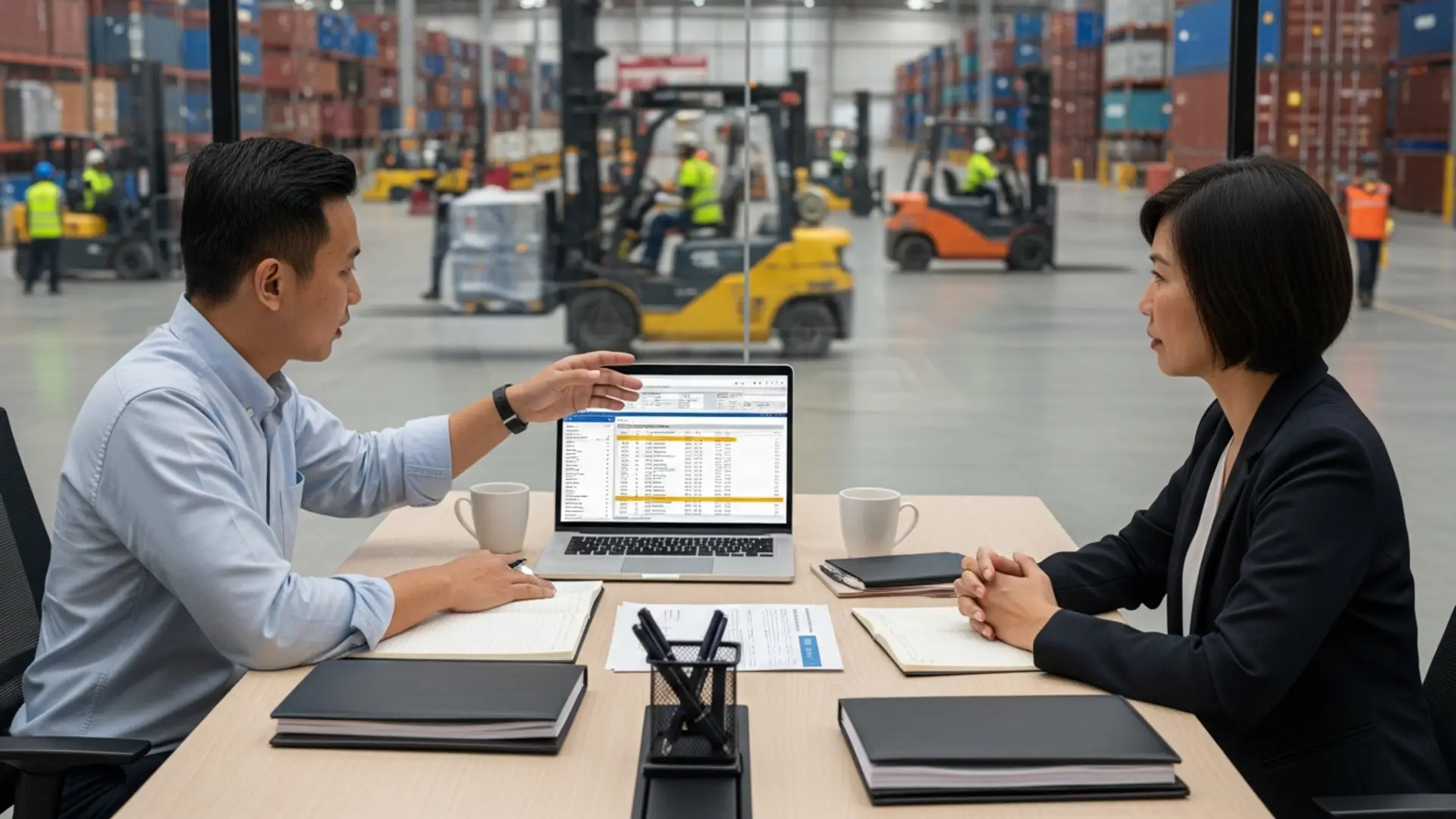 pengelolaan kontainer untuk logistik