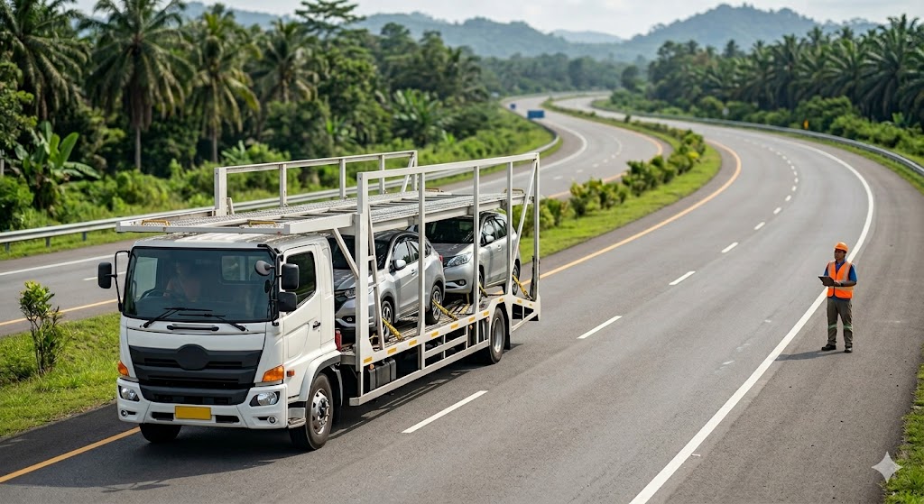 Jasa kirim mobil Medan Ambon